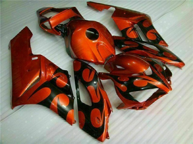 Cheap 2004-2005 Orange Black Honda CBR1000RR Motorcyle Fairings