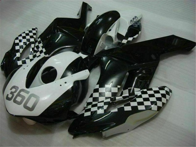 Cheap 2004-2005 White Black Honda CBR1000RR Replacement Fairings