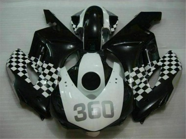 Cheap 2004-2005 White Black Honda CBR1000RR Replacement Fairings