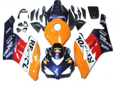 Cheap 2004-2005 Orange Red Blue Repsol Honda CBR1000RR Bike Fairing
