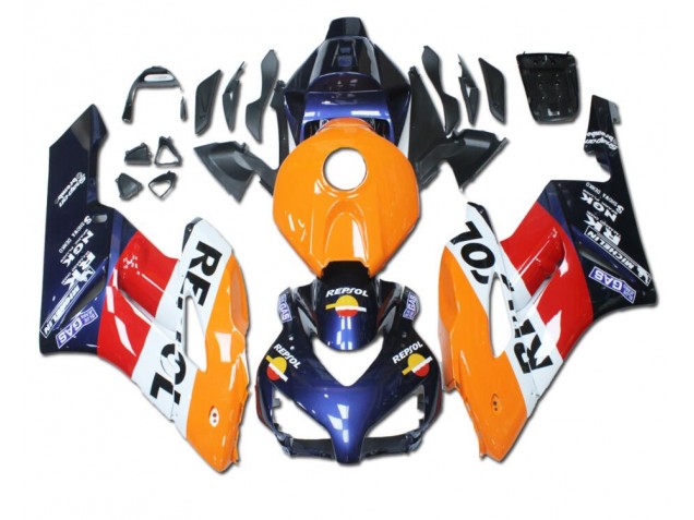 Cheap 2004-2005 Orange Red Blue Repsol Honda CBR1000RR Bike Fairing