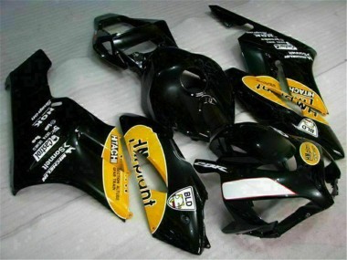 Cheap 2004-2005 Yellow Black Honda CBR1000RR Motorbike Fairing