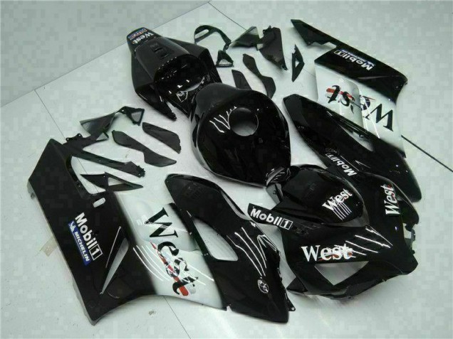 Cheap 2004-2005 Black West Honda CBR1000RR Replacement Motorcycle Fairings