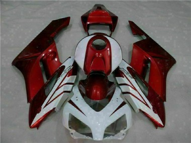 Cheap 2004-2005 White Red Honda CBR1000RR Bike Fairing Kit