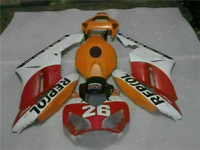 Cheap 2004-2005 Orange Red Repsol 26 Honda CBR1000RR Motorcycle Bodywork Cheap 2004-2005 Orange Red Repsol 26 Honda CBR1000RR Motorcycle Bodywork