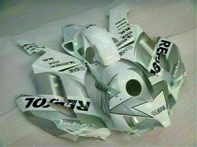 Cheap 2004-2005 White Silver Repsol Honda CBR1000RR Motorcyle Fairings