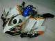 Cheap 2004-2005 White Blue Honda CBR1000RR Replacement Fairings