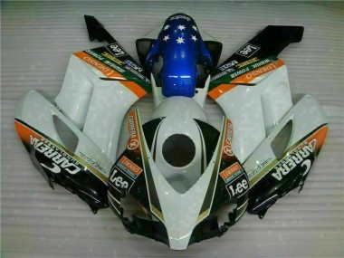 Cheap 2004-2005 White Blue Honda CBR1000RR Replacement Fairings