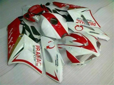 Cheap 2004-2005 White Red Honda CBR1000RR Bike Fairings