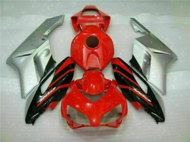 Cheap 2004-2005 Red Silver Honda CBR1000RR Moto Fairings