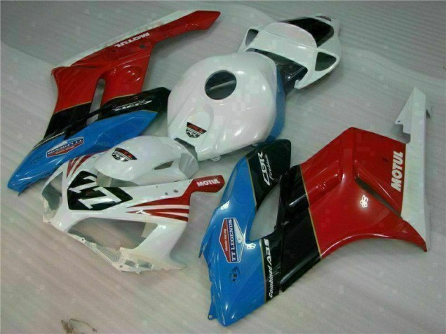 Cheap 2004-2005 White Red 77 Honda CBR1000RR Motorcycle Fairing Kits