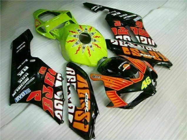 Cheap 2004-2005 Orange Green Honda CBR1000RR Motor Fairings