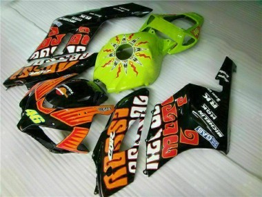 Cheap 2004-2005 Orange Green Honda CBR1000RR Motor Fairings