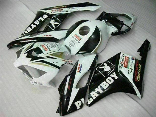 Cheap 2004-2005 Black White Honda CBR1000RR Motorcycle Fairings