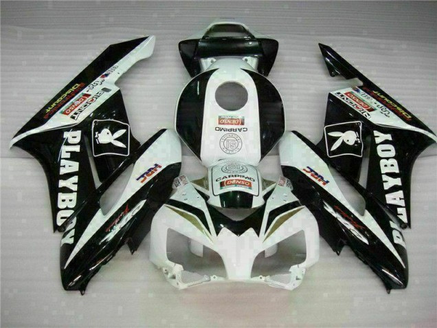 Cheap 2004-2005 Black White Honda CBR1000RR Motorcycle Fairings