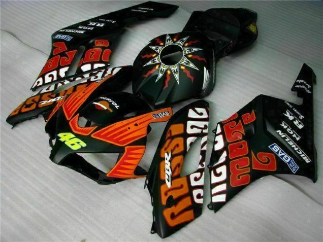 Cheap 2004-2005 Black Orange Honda CBR1000RR Motorcycle Fairing Kits