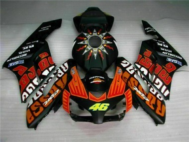 Cheap 2004-2005 Black Orange Honda CBR1000RR Motorcycle Fairing Kits