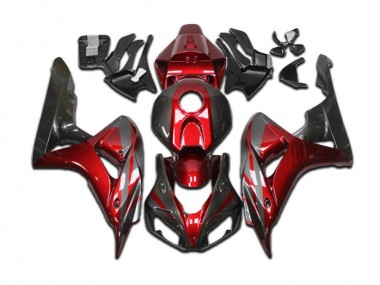 Cheap 2004-2005 Candy Red Grey Black Honda CBR1000RR Bike Fairings