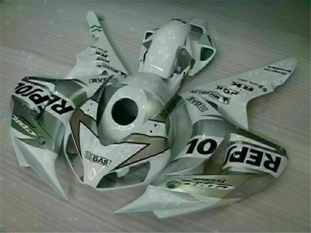 Cheap 2004-2005 Silver Repsol Honda CBR1000RR Bike Fairings & Plastics