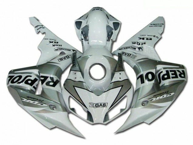 Cheap 2004-2005 Silver Repsol Honda CBR1000RR Bike Fairings & Plastics