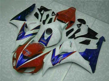 Cheap 2004-2005 Red White Honda CBR1000RR Replacement Motorcycle Fairings
