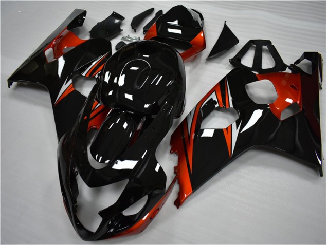 Cheap 2004-2005 Orange Black Suzuki GSXR 600/750 Motor Bike Fairings Cheap 2004-2005 Orange Black Suzuki GSXR 600/750 Motor Bike Fairings