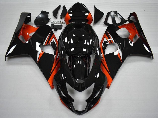 Cheap 2004-2005 Orange Black Suzuki GSXR 600/750 Motor Bike Fairings Cheap 2004-2005 Orange Black Suzuki GSXR 600/750 Motor Bike Fairings