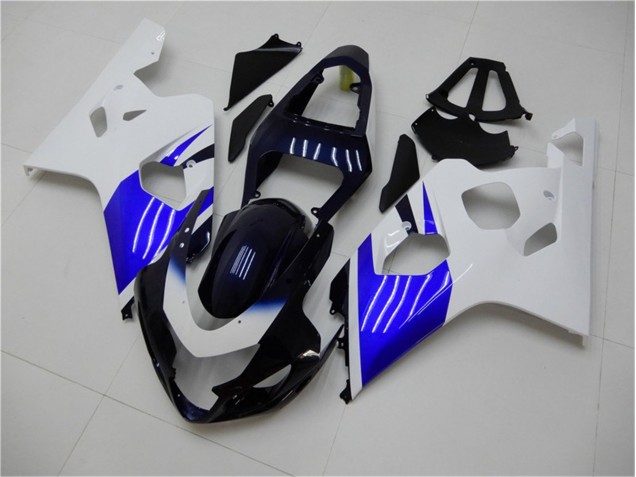 Cheap 2004-2005 White Blue Suzuki GSXR 600/750 Replacement Motorcycle Fairings Cheap 2004-2005 White Blue Suzuki GSXR 600/750 Replacement Motorcycle Fairings
