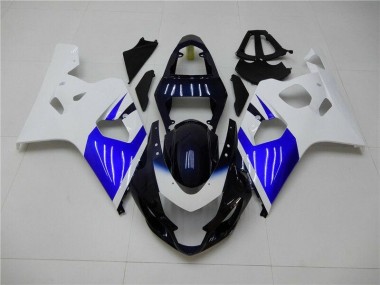 Cheap 2004-2005 White Blue Suzuki GSXR 600/750 Replacement Motorcycle Fairings