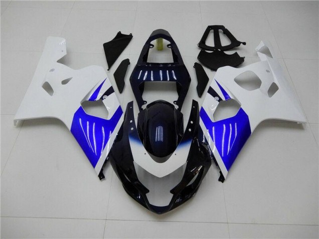 Cheap 2004-2005 White Blue Suzuki GSXR 600/750 Replacement Motorcycle Fairings Cheap 2004-2005 White Blue Suzuki GSXR 600/750 Replacement Motorcycle Fairings