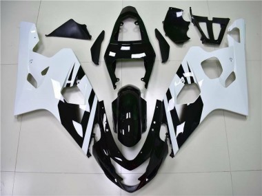 Cheap 2004-2005 White Black Suzuki GSXR 600/750 Motor Fairings
