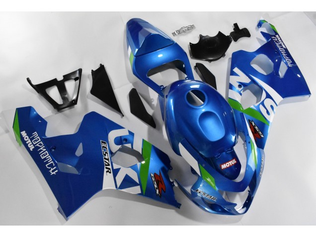 Cheap 2004-2005 Blue White Suzuki GSXR 600/750 Motorcylce Fairings Cheap 2004-2005 Blue White Suzuki GSXR 600/750 Motorcylce Fairings