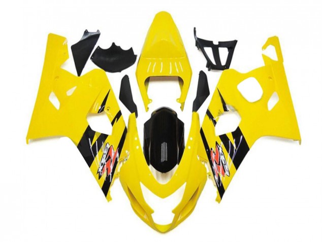 Cheap 2004-2005 Yellow Black Suzuki GSXR 600/750 Motorbike Fairings Cheap 2004-2005 Yellow Black Suzuki GSXR 600/750 Motorbike Fairings