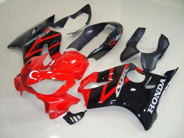Cheap 2004-2007 Black Red Honda CBR600 F4i Motor Fairings