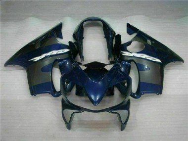 Cheap 2004-2007 Blue Silver Honda CBR600 F4i Motorcycle Fairings Kit