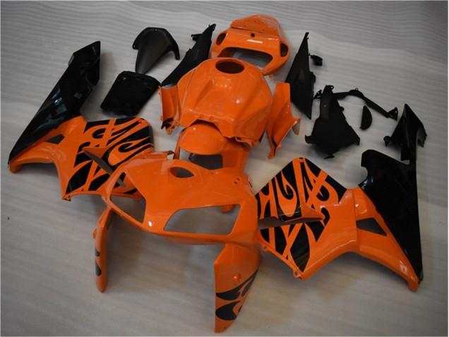 Cheap 2005-2006 Orange Black Honda CBR600RR Motorbike Fairing Cheap 2005-2006 Orange Black Honda CBR600RR Motorbike Fairing