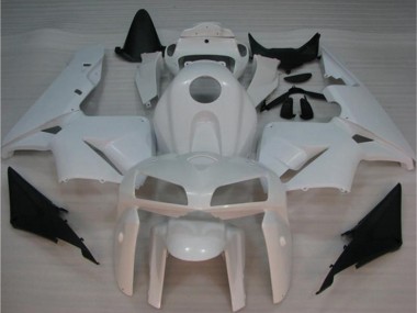 Cheap 2005-2006 White Honda CBR600RR Bike Fairing Kit
