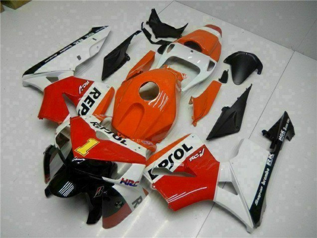 Cheap 2005-2006 Orange Repsol Honda CBR600RR Bike Fairing Kit Cheap 2005-2006 Orange Repsol Honda CBR600RR Bike Fairing Kit