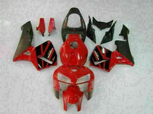 Cheap 2005-2006 Red Honda CBR600RR Motorcycle Replacement Fairings Cheap 2005-2006 Red Honda CBR600RR Motorcycle Replacement Fairings