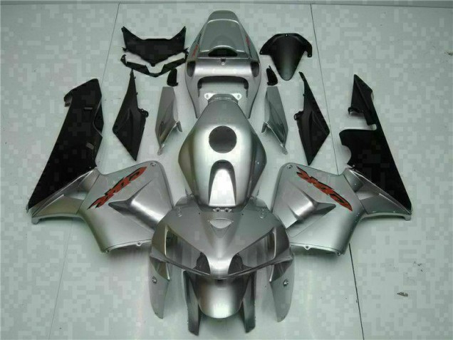 Cheap 2005-2006 Silver Honda CBR600RR Bike Fairing Kit