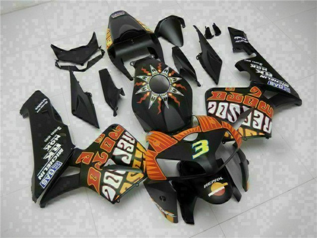 Cheap 2005-2006 Black Honda CBR600RR Motorbike Fairing Cheap 2005-2006 Black Honda CBR600RR Motorbike Fairing