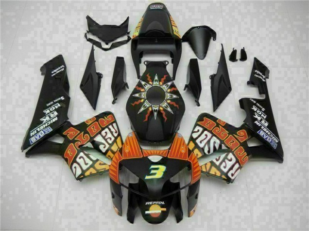 Cheap 2005-2006 Black Honda CBR600RR Motorbike Fairing Cheap 2005-2006 Black Honda CBR600RR Motorbike Fairing
