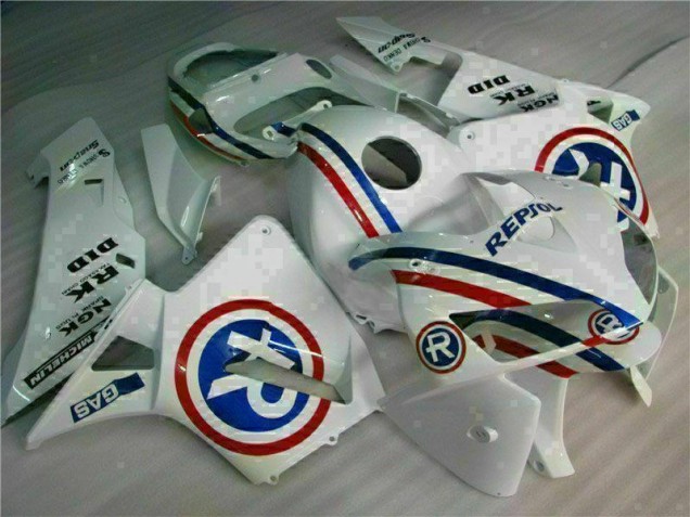 Cheap 2005-2006 White Honda CBR600RR Bike Fairings Cheap 2005-2006 White Honda CBR600RR Bike Fairings