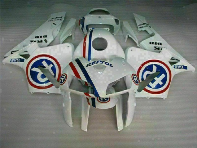 Cheap 2005-2006 White Honda CBR600RR Bike Fairings Cheap 2005-2006 White Honda CBR600RR Bike Fairings