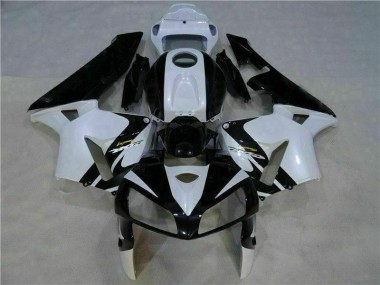 Cheap 2005-2006 White Black Honda CBR600RR Motorbike Fairing