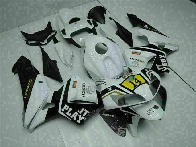 Cheap 2005-2006 White Playboy 14 Honda CBR600RR Motorcycle Replacement Fairings Cheap 2005-2006 White Playboy 14 Honda CBR600RR Motorcycle Replacement Fairings