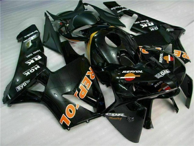 Cheap 2005-2006 Black Repsol Honda CBR600RR Motorcylce Fairings Cheap 2005-2006 Black Repsol Honda CBR600RR Motorcylce Fairings
