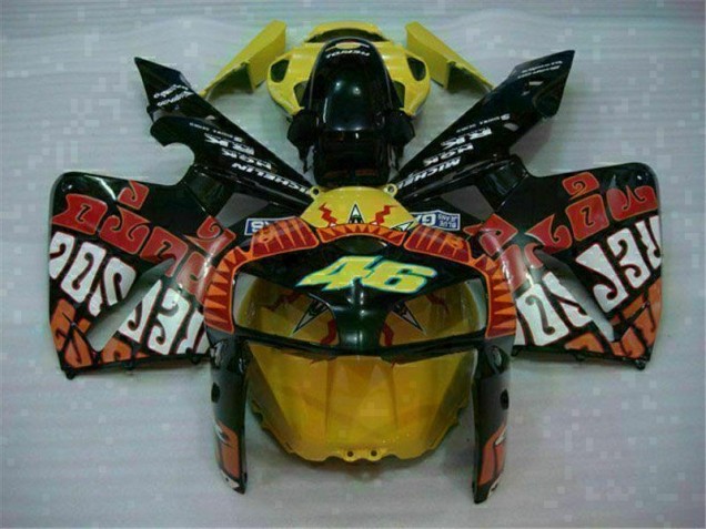 Cheap 2005-2006 Black Red Yellow 46 Honda CBR600RR Motorcycle Fairing Cheap 2005-2006 Black Red Yellow 46 Honda CBR600RR Motorcycle Fairing