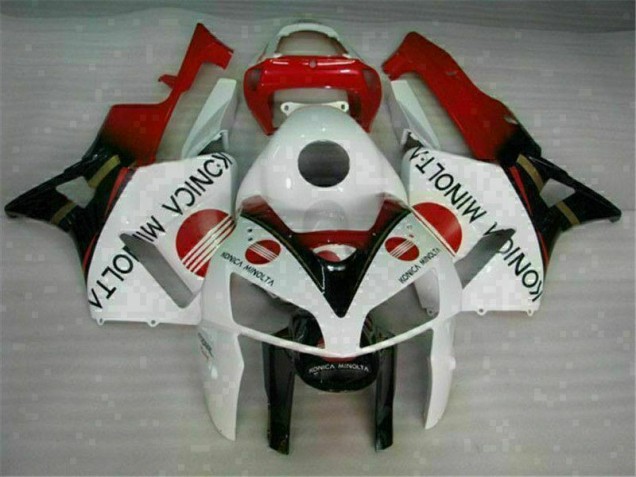 Cheap 2005-2006 White Honda CBR600RR Motorcycle Fairing Kits Cheap 2005-2006 White Honda CBR600RR Motorcycle Fairing Kits