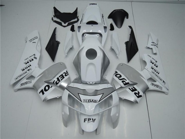 Cheap 2005-2006 White Silver Black Repsol Honda CBR600RR Motorbike Fairing Cheap 2005-2006 White Silver Black Repsol Honda CBR600RR Motorbike Fairing